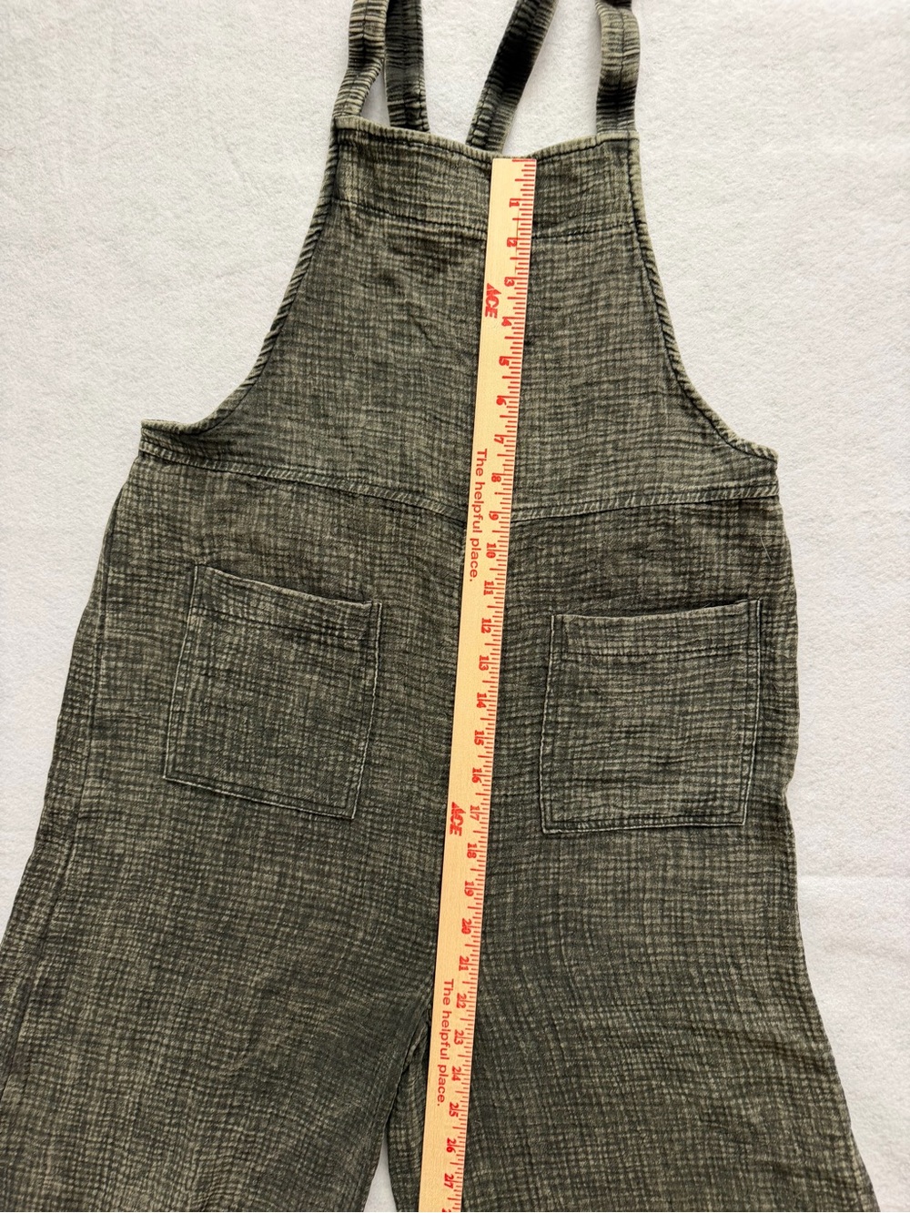 Zendana Textured Gauze Lightweight Wide Leg Overalls Sm Gardening Burningman - Picture 7 of 16